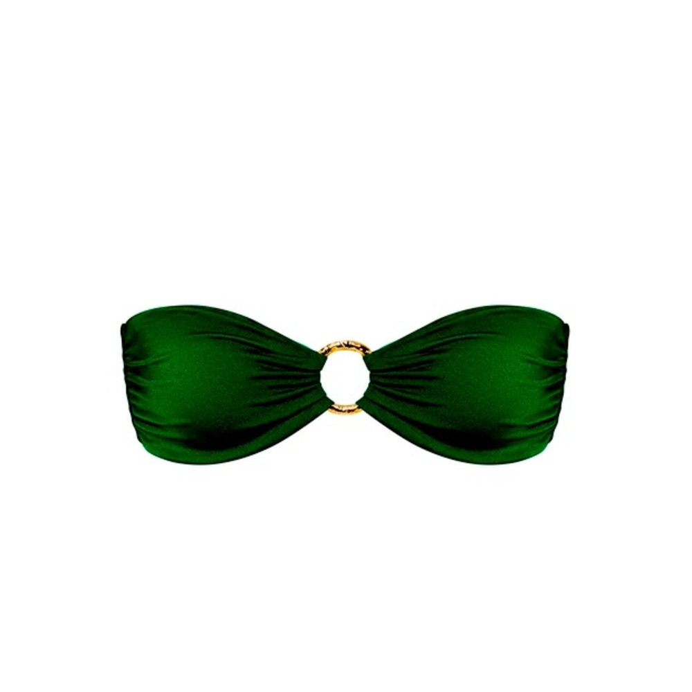 Sommer Swim Cece Emerald Bandeau Bikini Top